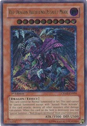 Red Dragon Archfiend/Assault Mode (UTR) (CRMS-EN004) - Crimson Crisis Unlimited - Premium Yugioh Single from Konami - Just $13.82! Shop now at Game Crave Tournament Store