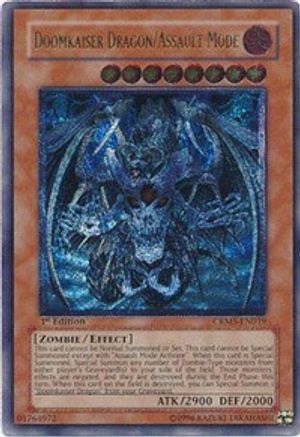 Doomkaiser Dragon/Assault Mode (UTR) (CRMS-EN019) - Crimson Crisis 1st Edition - Premium Yugioh Single from Konami - Just $9.46! Shop now at Game Crave Tournament Store