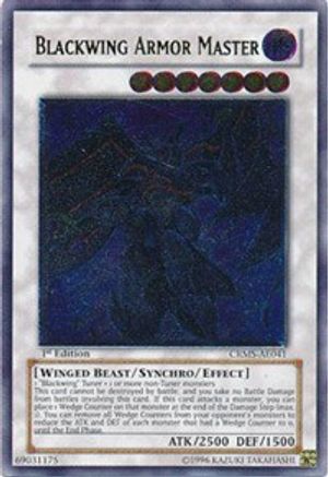 Blackwing Armor Master (UTR) (CRMS-EN041) - Crimson Crisis Unlimited - Premium Yugioh Single from Konami - Just $74.84! Shop now at Game Crave Tournament Store