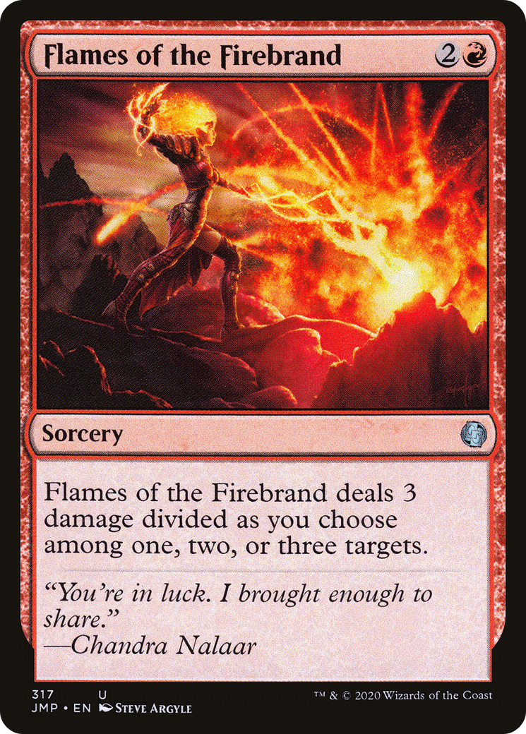 Flames of the Firebrand (JMP-317) - Jumpstart - Premium MTG Single from Wizards of the Coast - Just $0.08! Shop now at Game Crave Tournament Store