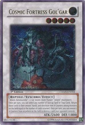 Cosmic Fortress Gol'Gar (UTR) (CRMS-EN044) - Crimson Crisis Unlimited - Premium Yugioh Single from Konami - Just $29! Shop now at Game Crave Tournament Store