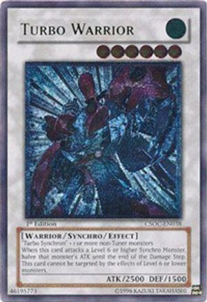 Turbo Warrior (UTR) (CSOC-EN038) - Crossroads of Chaos 1st Edition - Premium Yugioh Single from Konami - Just $39.47! Shop now at Game Crave Tournament Store