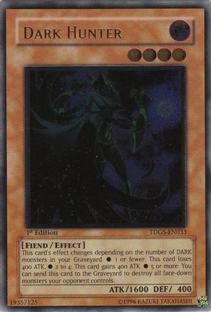 Dark Hunter (UTR) (TDGS-EN033) - The Duelist Genesis 1st Edition - Premium Yugioh Single from Konami - Just $6.37! Shop now at Game Crave Tournament Store