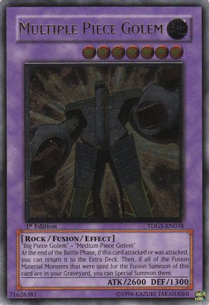 Multiple Piece Golem (UTR) (TDGS-EN038) - The Duelist Genesis 1st Edition - Premium Yugioh Single from Konami - Just $2.66! Shop now at Game Crave Tournament Store