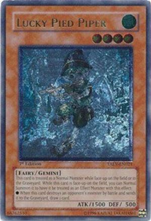 Lucky Pied Piper (UTR) (TAEV-EN021) - Tactical Evolution 1st Edition - Premium Yugioh Single from Konami - Just $8.34! Shop now at Game Crave Tournament Store