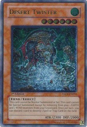 Desert Twister (UTR) (TAEV-EN034) - Tactical Evolution Unlimited - Premium Yugioh Single from Konami - Just $9.59! Shop now at Game Crave Tournament Store