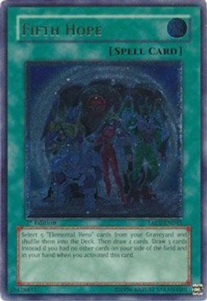 Fifth Hope (UTR) (TAEV-EN045) - Tactical Evolution Unlimited - Premium Yugioh Single from Konami - Just $10.79! Shop now at Game Crave Tournament Store