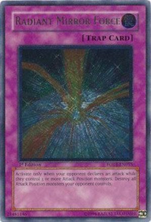 Radiant Mirror Force (UTR) (FOTB-EN055) - Force of the Breaker Unlimited - Premium Yugioh Single from Konami - Just $3.70! Shop now at Game Crave Tournament Store