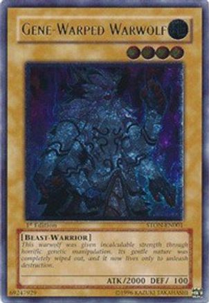 Gene-Warped Warwolf (UTR) (STON-EN001) - Strike of Neos 1st Edition - Premium Yugioh Single from Konami - Just $18.49! Shop now at Game Crave Tournament Store