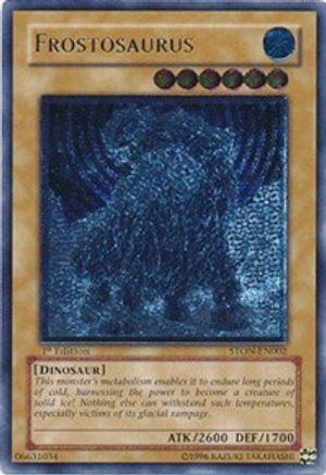 Frostosaurus (UTR) (STON-EN002) - Strike of Neos 1st Edition - Premium Yugioh Single from Konami - Just $55.24! Shop now at Game Crave Tournament Store