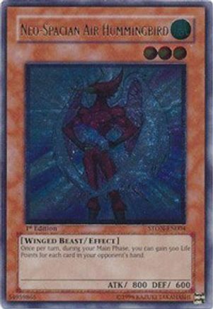 Neo-Spacian Air Hummingbird (UTR) (STON-EN004) - Strike of Neos Unlimited - Premium Yugioh Single from Konami - Just $33.11! Shop now at Game Crave Tournament Store