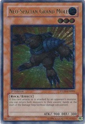 Neo-Spacian Grand Mole (UTR) (STON-EN005) - Strike of Neos 1st Edition - Premium Yugioh Single from Konami - Just $78.74! Shop now at Game Crave Tournament Store