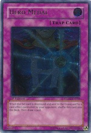 Hero Medal (UTR) (STON-EN050) - Strike of Neos 1st Edition - Premium Yugioh Single from Konami - Just $7.56! Shop now at Game Crave Tournament Store
