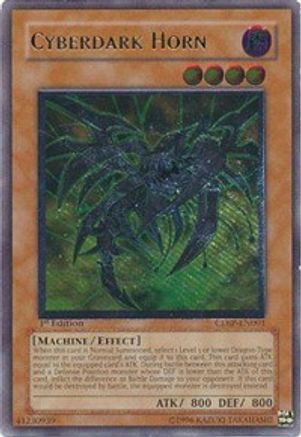 Cyberdark Horn (UTR) (CDIP-EN001) - Cyberdark Impact 1st Edition - Premium Yugioh Single from Konami - Just $31.89! Shop now at Game Crave Tournament Store