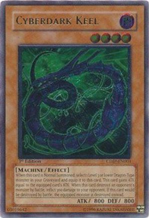 Cyberdark Keel (UTR) (CDIP-EN003) - Cyberdark Impact Unlimited - Premium Yugioh Single from Konami - Just $29.22! Shop now at Game Crave Tournament Store