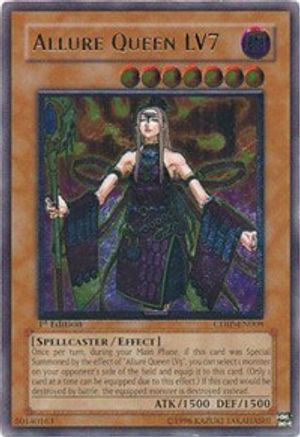 Allure Queen LV7 (UTR) (CDIP-EN008) - Cyberdark Impact Unlimited - Premium Yugioh Single from Konami - Just $93.18! Shop now at Game Crave Tournament Store
