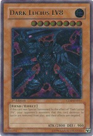 Dark Lucius LV8 (UTR) (CDIP-EN011) - Cyberdark Impact 1st Edition - Premium Yugioh Single from Konami - Just $39.15! Shop now at Game Crave Tournament Store