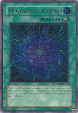 Degenerate Circuit (UTR) (CDIP-EN047) - Cyberdark Impact 1st Edition - Premium Yugioh Single from Konami - Just $3.87! Shop now at Game Crave Tournament Store