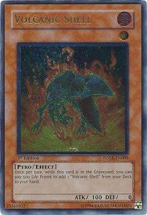 Volcanic Shell (UTR) (FOTB-EN009) - Force of the Breaker 1st Edition - Premium Yugioh Single from Konami - Just $29.64! Shop now at Game Crave Tournament Store