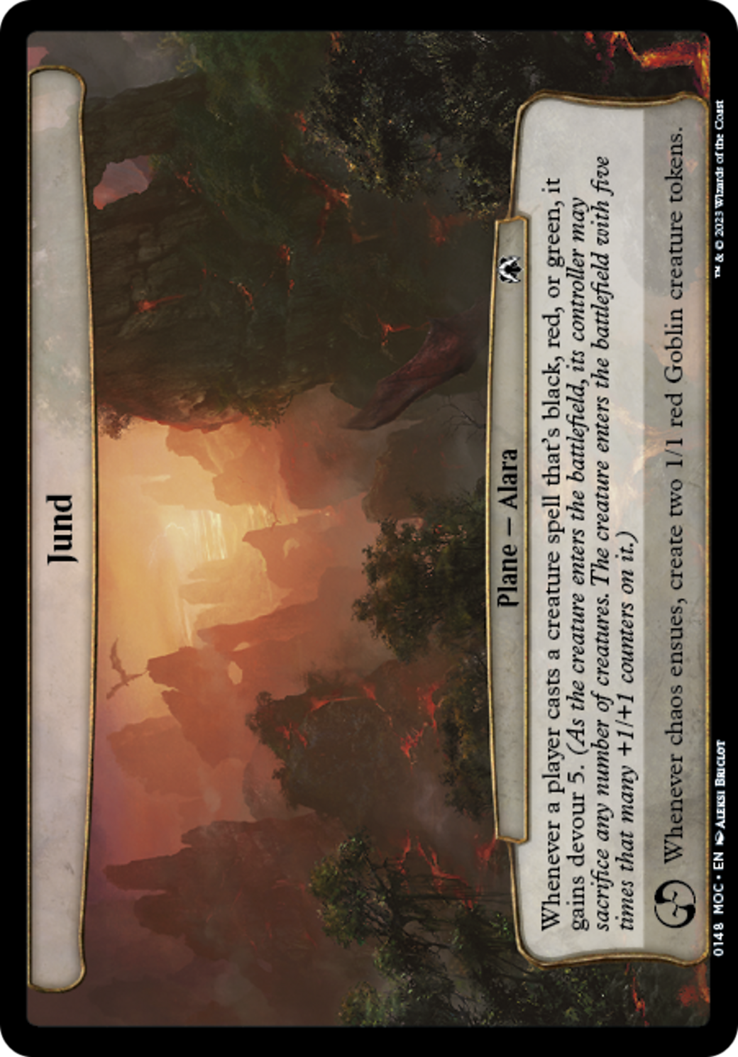 Jund (MOC-148) - March of the Machine Commander - Premium MTG Single from Wizards of the Coast - Just $0.26! Shop now at Game Crave Tournament Store