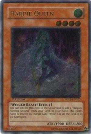 Harpie Queen (UTR) (FOTB-EN020) - Force of the Breaker Unlimited - Premium Yugioh Single from Konami - Just $45.56! Shop now at Game Crave Tournament Store