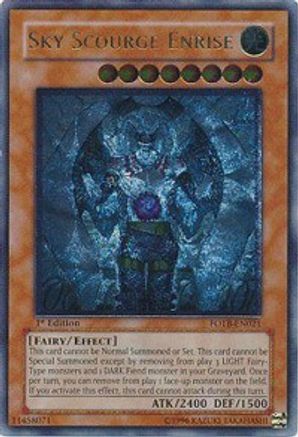 Sky Scourge Enrise (UTR) (FOTB-EN021) - Force of the Breaker Unlimited - Premium Yugioh Single from Konami - Just $15.39! Shop now at Game Crave Tournament Store