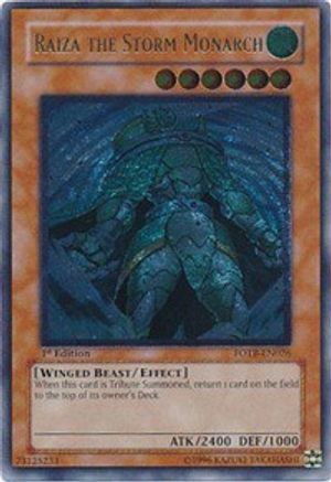 Raiza the Storm Monarch (UTR) (FOTB-EN026) - Force of the Breaker Unlimited - Premium Yugioh Single from Konami - Just $35.26! Shop now at Game Crave Tournament Store