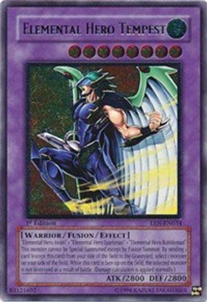 Elemental Hero Tempest (UTR) (EEN-EN034) - Elemental Energy Unlimited - Premium Yugioh Single from Konami - Just $179.99! Shop now at Game Crave Tournament Store