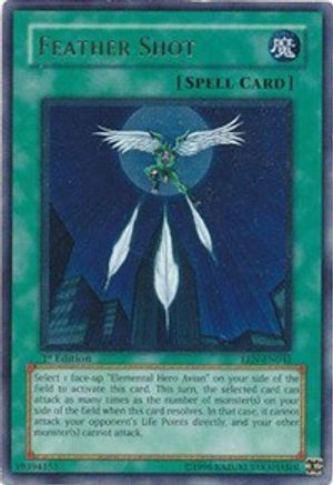 Feather Shot (UTR) (EEN-EN042) - Elemental Energy Unlimited - Premium Yugioh Single from Konami - Just $3.92! Shop now at Game Crave Tournament Store