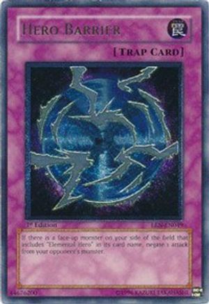 Hero Barrier (UTR) (EEN-EN049) - Elemental Energy 1st Edition - Premium Yugioh Single from Konami - Just $20.04! Shop now at Game Crave Tournament Store