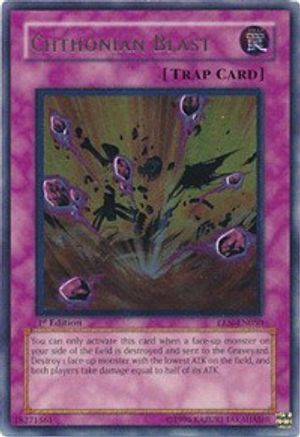Chthonian Blast (UTR) (EEN-EN050) - Elemental Energy Unlimited - Premium Yugioh Single from Konami - Just $1.31! Shop now at Game Crave Tournament Store