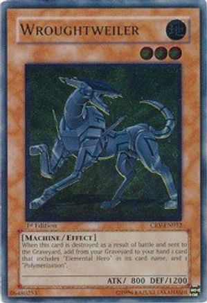Wroughtweiler (UTR) (CRV-EN012) - Cybernetic Revolution 1st Edition - Premium Yugioh Single from Konami - Just $19.21! Shop now at Game Crave Tournament Store