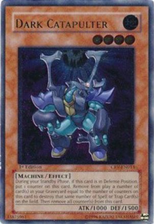 Dark Catapulter (UTR) (CRV-EN013) - Cybernetic Revolution Unlimited - Premium Yugioh Single from Konami - Just $2.32! Shop now at Game Crave Tournament Store