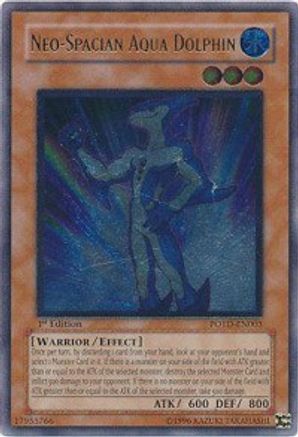Neo-Spacian Aqua Dolphin (UTR) (POTD-EN003) - Power of the Duelist 1st Edition - Premium Yugioh Single from Konami - Just $53.55! Shop now at Game Crave Tournament Store