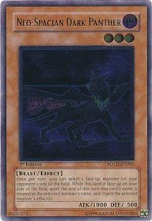 Neo-Spacian Dark Panther (UTR) (POTD-EN005) - Power of the Duelist 1st Edition - Premium Yugioh Single from Konami - Just $40.70! Shop now at Game Crave Tournament Store