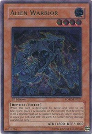 Alien Warrior (UTR) (POTD-EN027) - Power of the Duelist 1st Edition - Premium Yugioh Single from Konami - Just $16.23! Shop now at Game Crave Tournament Store