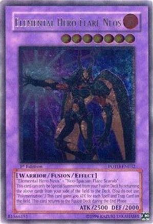 Elemental Hero Flare Neos (UTR) (POTD-EN032) - Power of the Duelist Unlimited - Premium Yugioh Single from Konami - Just $119.99! Shop now at Game Crave Tournament Store