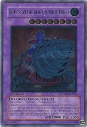Super Vehicroid Jumbo Drill (UTR) (POTD-EN036) - Power of the Duelist 1st Edition - Premium Yugioh Single from Konami - Just $8.71! Shop now at Game Crave Tournament Store