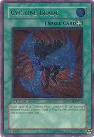 Cyclone Blade (UTR) (POTD-EN043) - Power of the Duelist 1st Edition - Premium Yugioh Single from Konami - Just $4.31! Shop now at Game Crave Tournament Store
