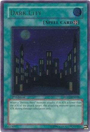 Dark City (UTR) (POTD-EN048) - Power of the Duelist Unlimited - Premium Yugioh Single from Konami - Just $8.42! Shop now at Game Crave Tournament Store