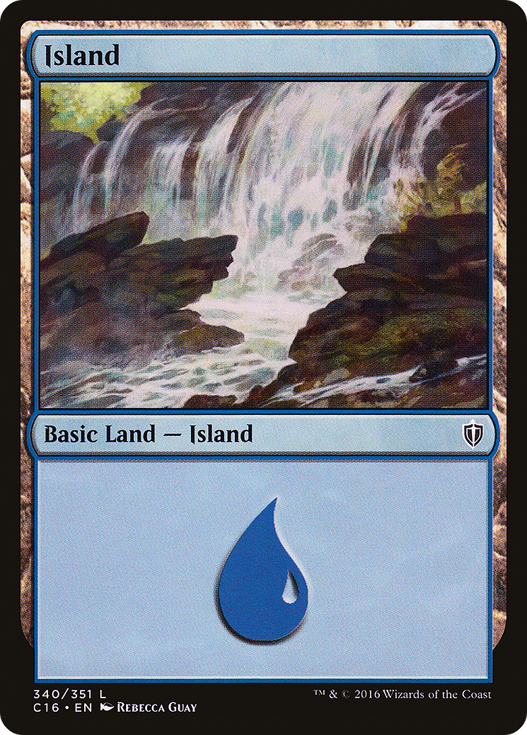 Island (C16-340) - Commander 2016 - Premium MTG Single from Wizards of the Coast - Just $0.08! Shop now at Game Crave Tournament Store