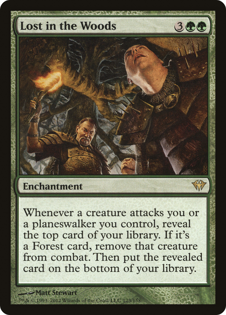 Lost in the Woods (DKA-123) - Dark Ascension - Premium MTG Single from Wizards of the Coast - Just $0.08! Shop now at Game Crave Tournament Store