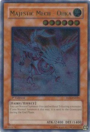 Majestic Mech - Ohka (UTR) (EOJ-EN015) - Enemy of Justice Unlimited - Premium Yugioh Single from Konami - Just $3.53! Shop now at Game Crave Tournament Store