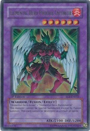 Elemental Hero Phoenix Enforcer (UTR) (EOJ-EN032) - Enemy of Justice 1st Edition - Premium Yugioh Single from Konami - Just $151.77! Shop now at Game Crave Tournament Store