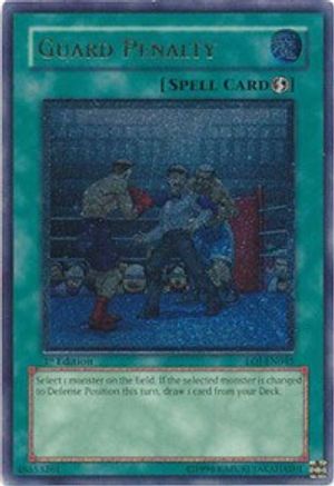 Guard Penalty (UTR) (EOJ-EN045) - Enemy of Justice 1st Edition - Premium Yugioh Single from Konami - Just $2.38! Shop now at Game Crave Tournament Store