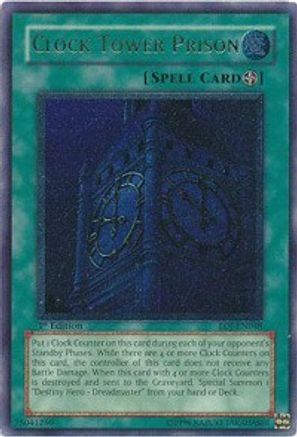 Clock Tower Prison (UTR) (EOJ-EN048) - Enemy of Justice Unlimited - Premium Yugioh Single from Konami - Just $12.55! Shop now at Game Crave Tournament Store