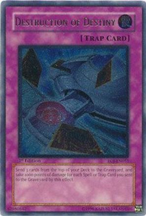 Destruction of Destiny (UTR) (EOJ-EN051) - Enemy of Justice Unlimited - Premium Yugioh Single from Konami - Just $4! Shop now at Game Crave Tournament Store