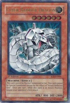 Cyber Barrier Dragon (UTR) (SOI-EN006) - Shadow of Infinity Unlimited - Premium Yugioh Single from Konami - Just $12.84! Shop now at Game Crave Tournament Store