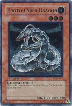 Proto-Cyber Dragon (UTR) (SOI-EN010) - Shadow of Infinity 1st Edition - Premium Yugioh Single from Konami - Just $18.03! Shop now at Game Crave Tournament Store