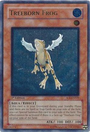Treeborn Frog (UTR) (SOI-EN025) - Shadow of Infinity Unlimited - Premium Yugioh Single from Konami - Just $74.81! Shop now at Game Crave Tournament Store